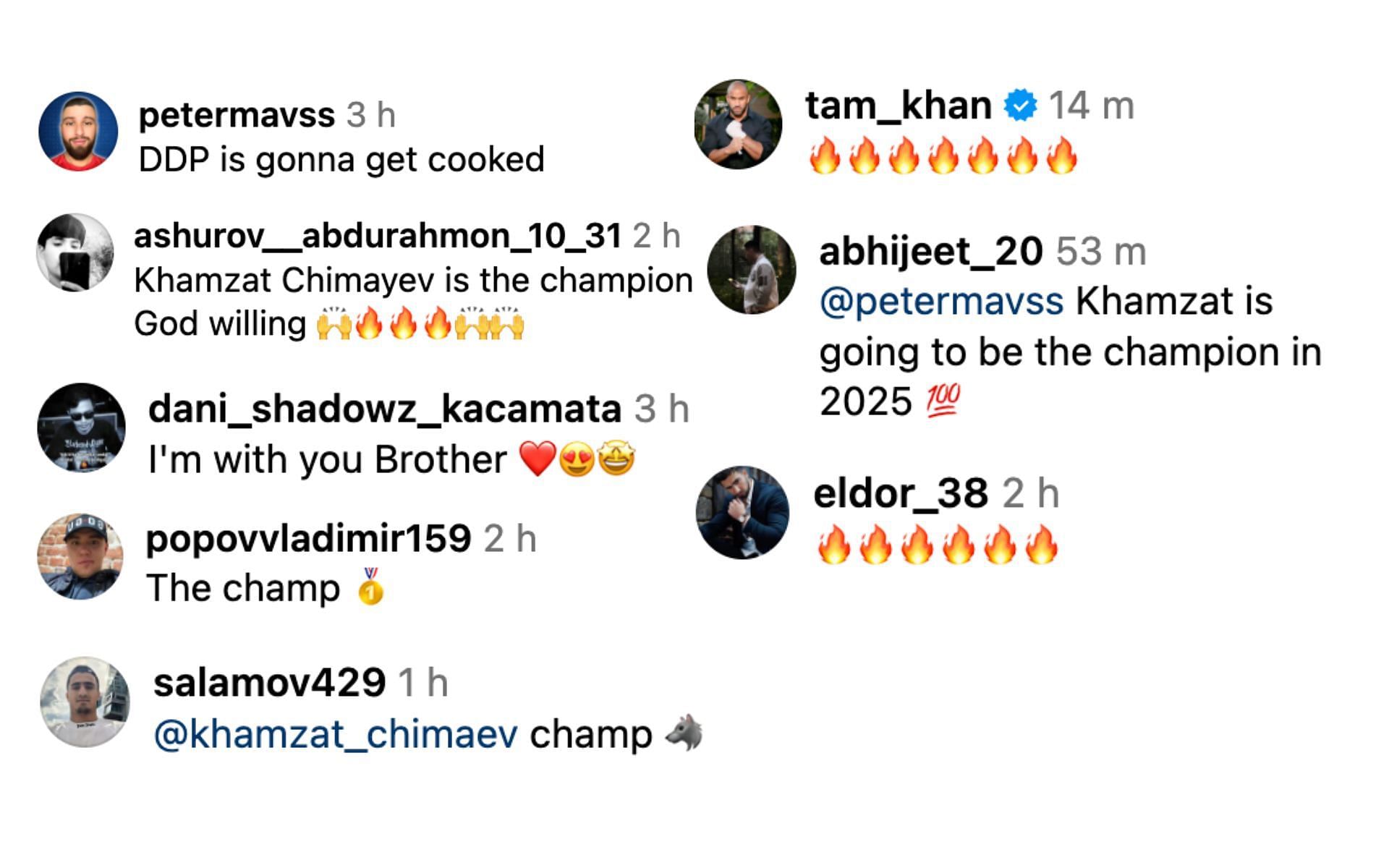 Fans react to Khamzat Chimaev&#039;s recent post