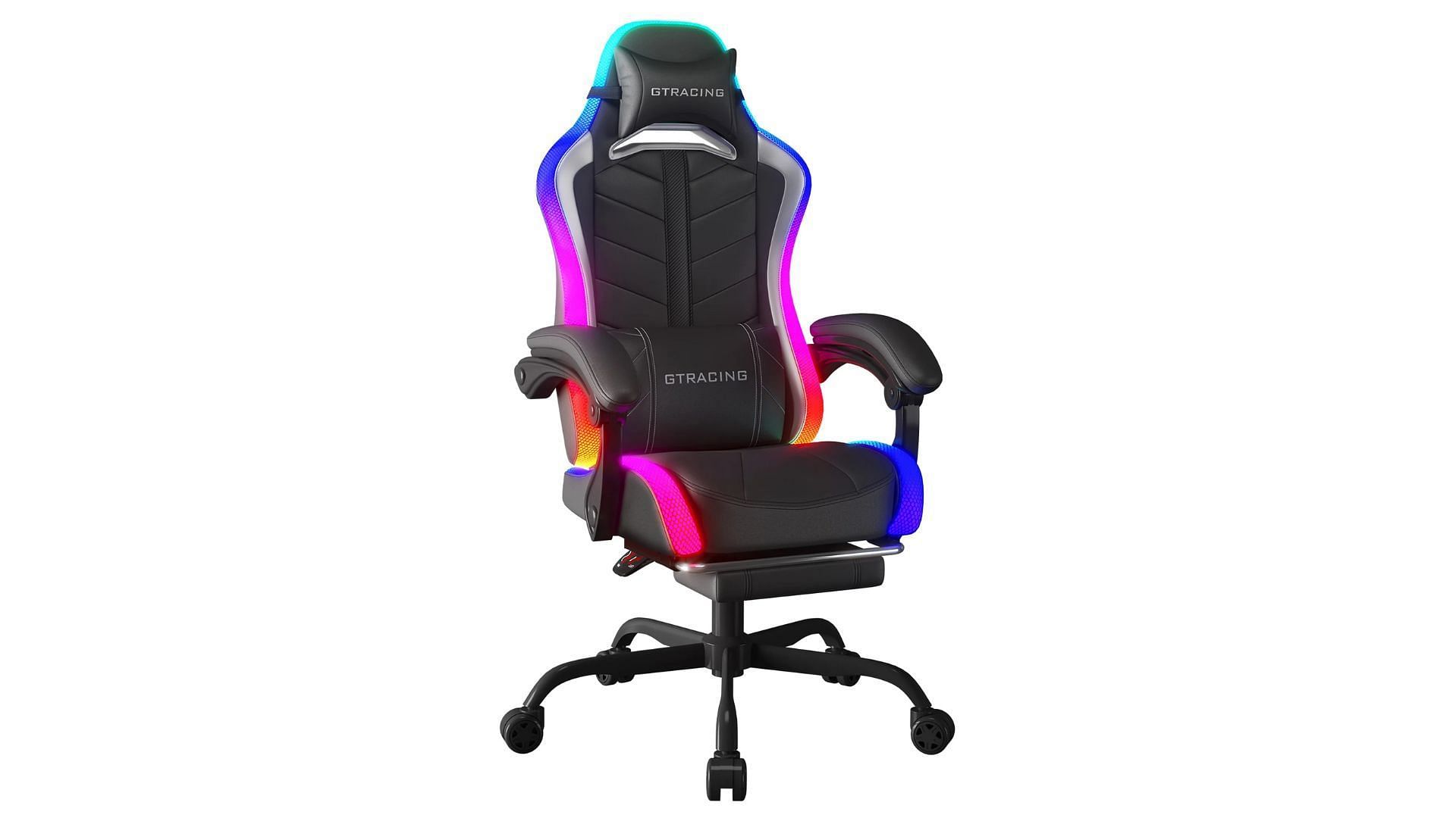 The GTRACING GTW500 Lumina Elite is an excellent RGB chair to check out during Black Friday (Image via Walmart)