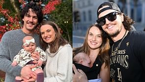 In Photos: Dodgers' James Outman & wife Dasha celebrate newborn daughter’s first Thanksgiving with adorable family snaps