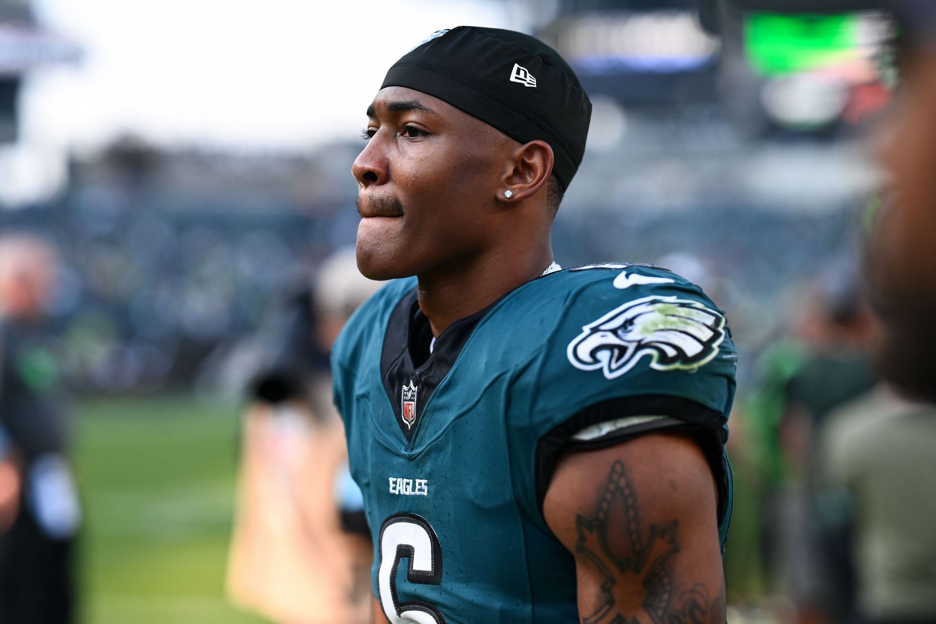 DeVonta Smith at OCT 13 Browns at Eagles - Source: Getty