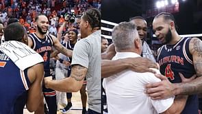 “1-0 when they have mid-flight fights”: College hoops fans react after Bruce Pearl’s Auburn take down No. 3 Houston in major road win