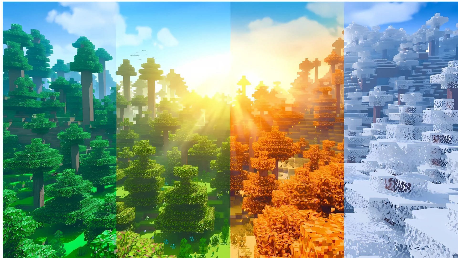 seasons in Minecraft