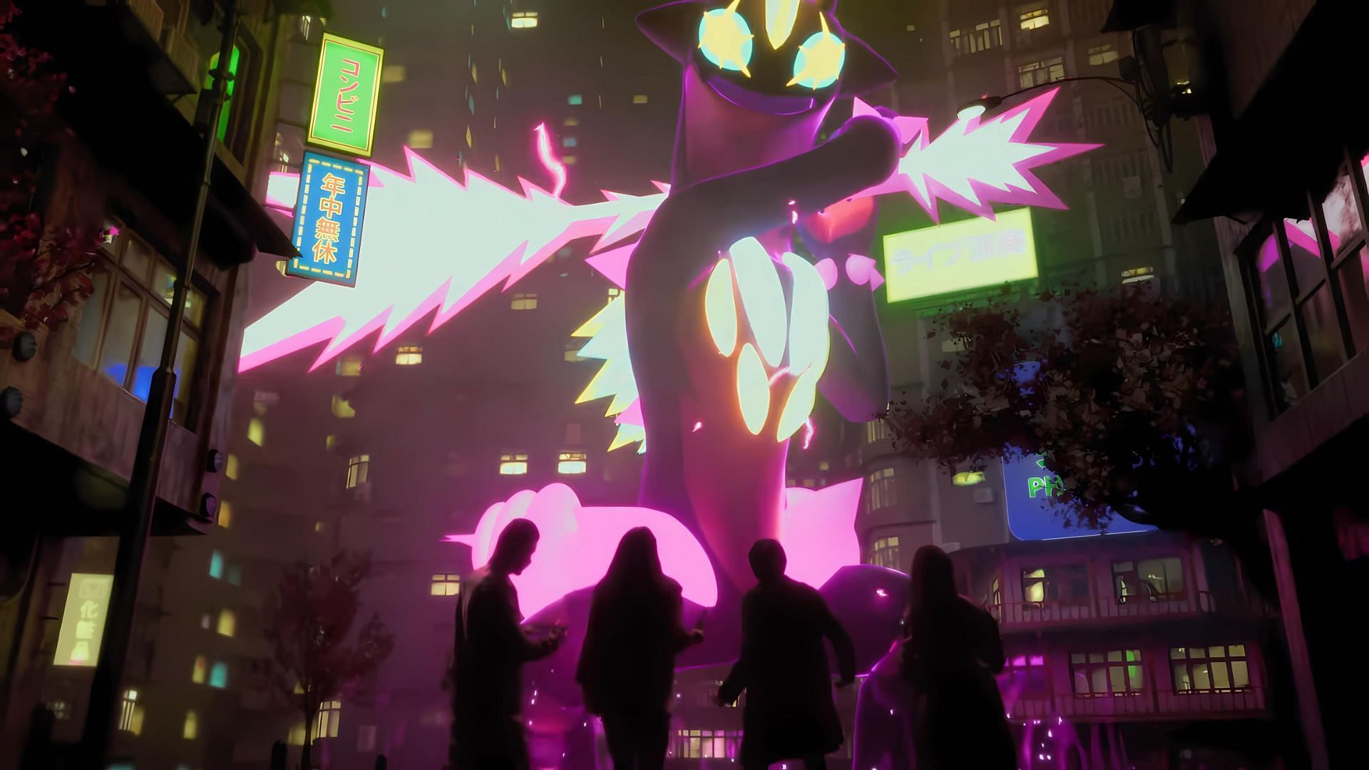 Gigantamax Toxtricity as seen in the official reveal video (Image via The Pokemon Company)