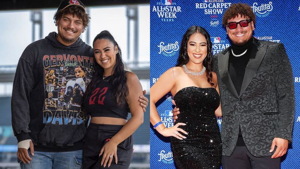 Josh Naylor and fiancee Chantel Collado (Images from - Instagram.com/@chantelcollado)