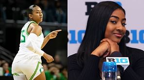 “This is actually incredible”: College hoops fans react to Oregon’s Deja Kelly swapping jersey for microphone post-Ducks WBB’s 93-63 win