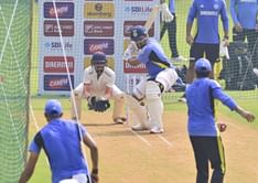 Indian captain Rohit Sharma seen watching Cooch Behar Trophy match in Mumbai