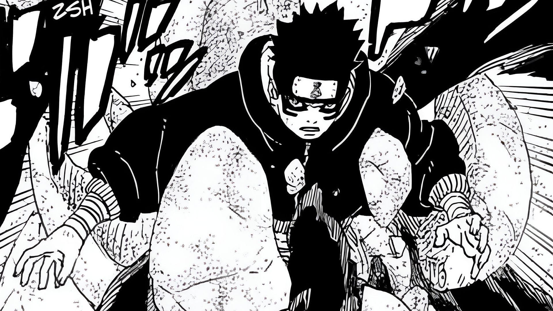 Shinki as seen in the Boruto: Two Blue Vortex manga (Image via Shueisha)