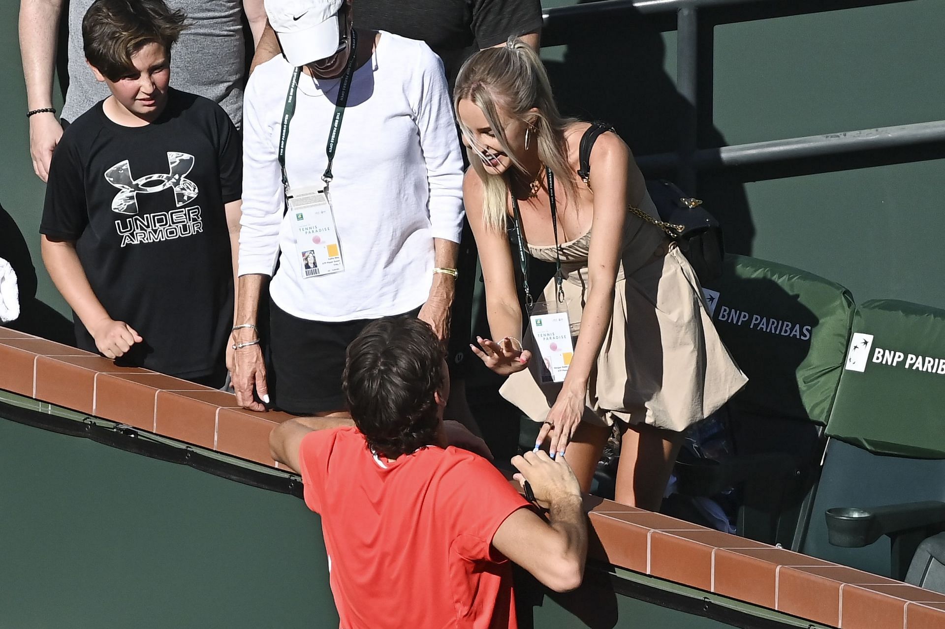 Taylor Fritz and Morgan Riddle have been together since 2020 - Image Source: Getty