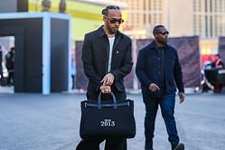 In Photos: Lewis Hamilton turns heads with all-black Dior fashion statement at Las Vegas Grand Prix