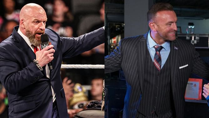 Triple H reacts after blockbuster Nick Aldis announcement about the new championship on WWE SmackDown