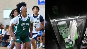 Photo: Elite 2026 prospect Jason Crowe Jr. shares a snap of his Jason Tatum signature Jordans