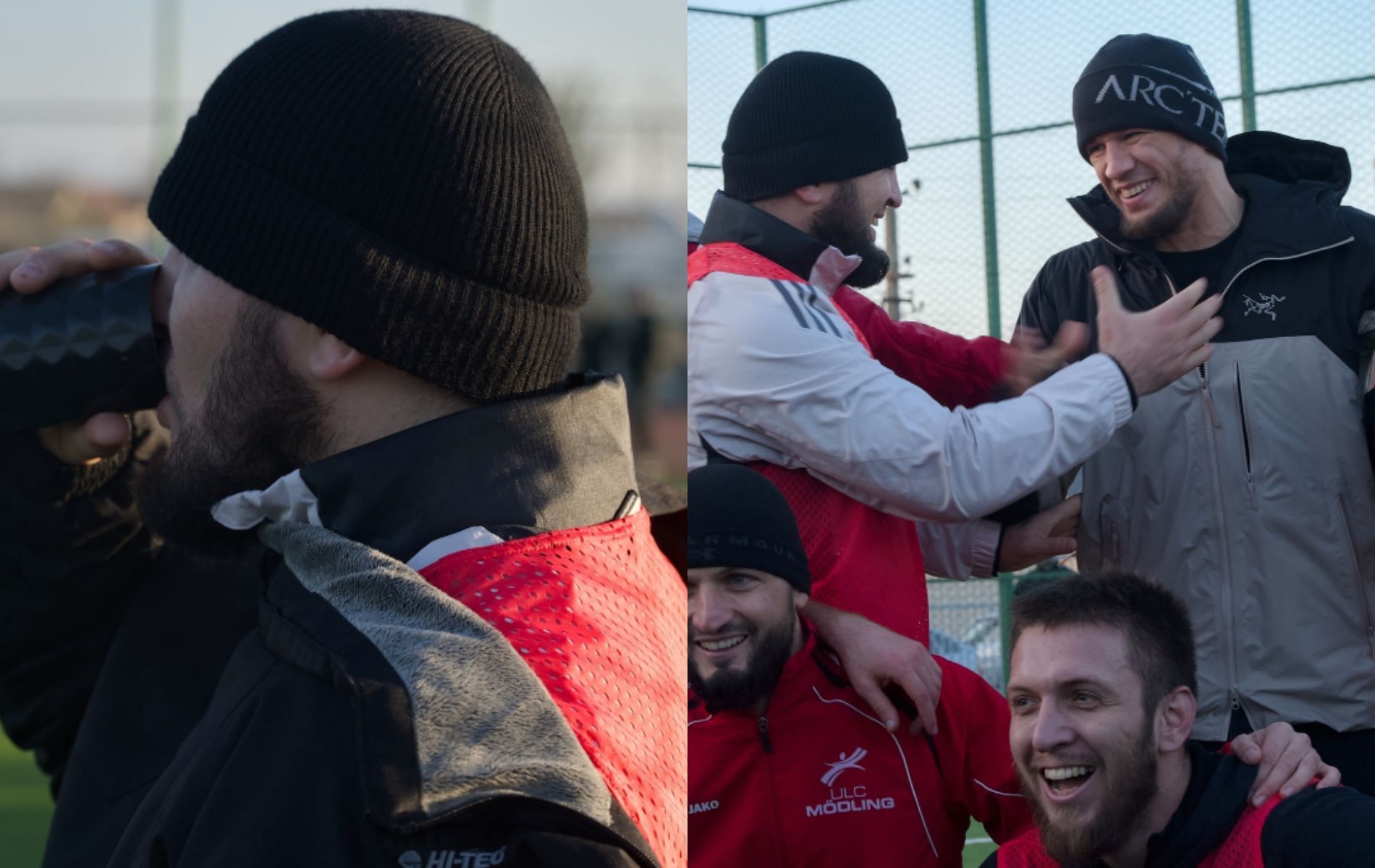 A few moments from Khabib Nurmagomedov&#039;s team&#039;s soccer cup win. [Image Courtesy: @khabib_nurmagomedov on Instagram]