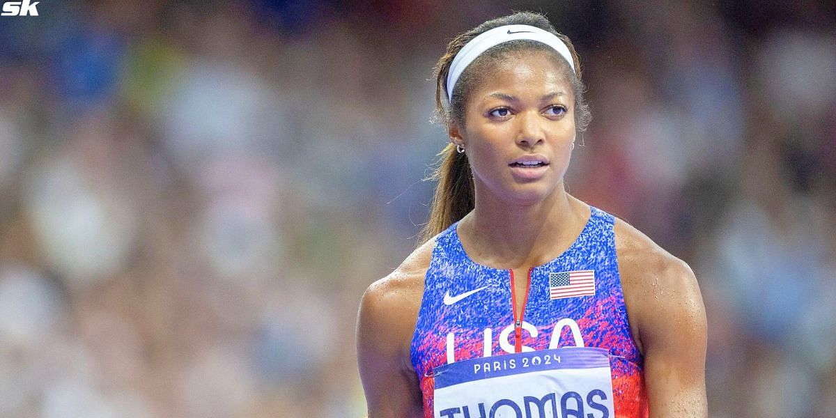 Gabby Thomas had an incredible outing at the Paris Olympics (Image Source: Getty)