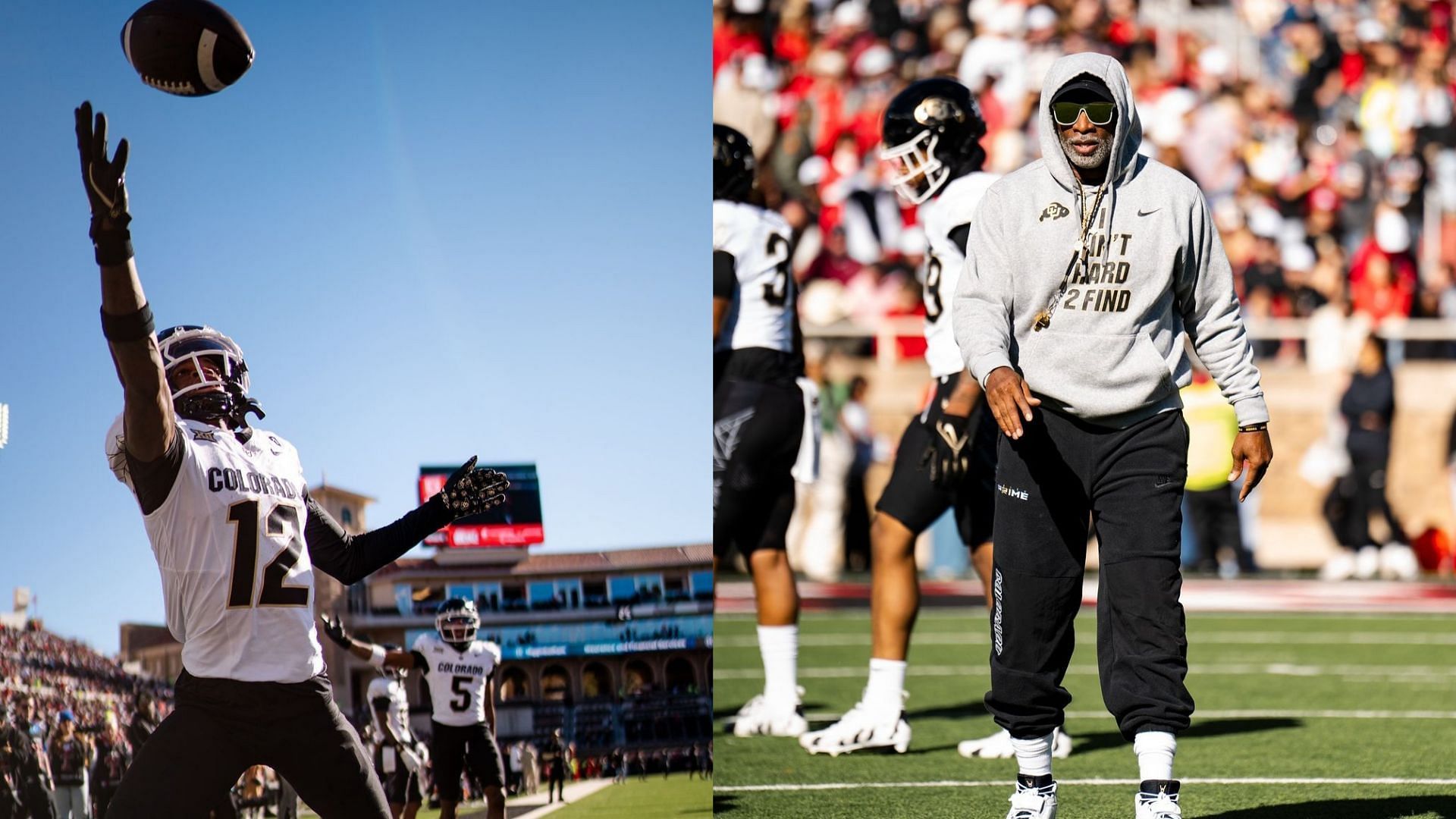 Travis Hunter and Deion Sanders (Colorado