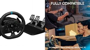 Logitech G923 Trueforce Sim Racing Wheel available under $280 on this Black Friday 2024