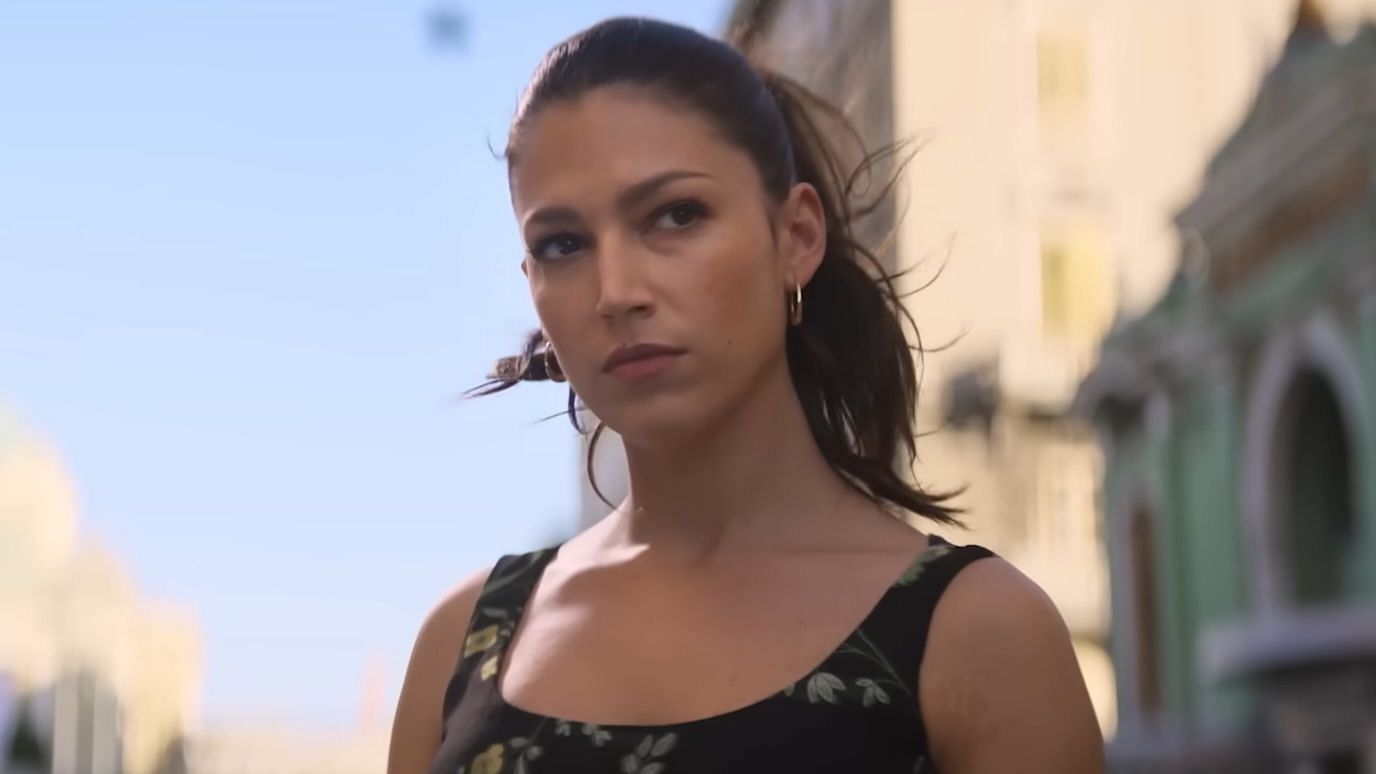 A still of Nuria from the trailer for the show (Image via Peacock)