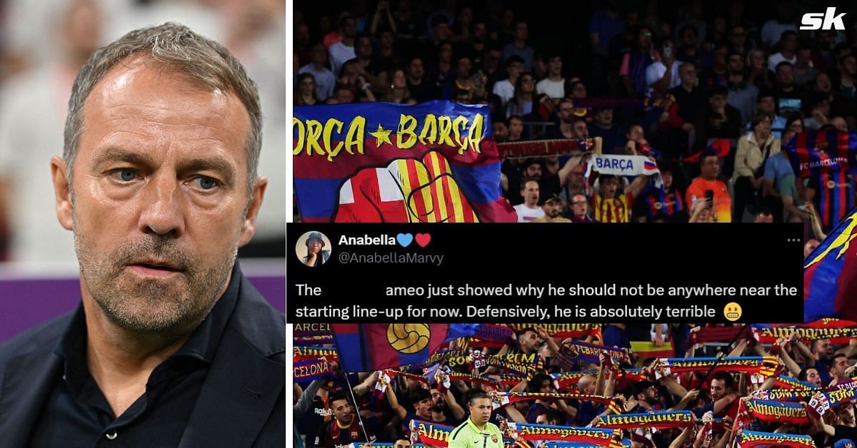Barcelona fans unhappy with star despite win against Espanyol - (Image: Getty, X/@AnabellaMarvy)