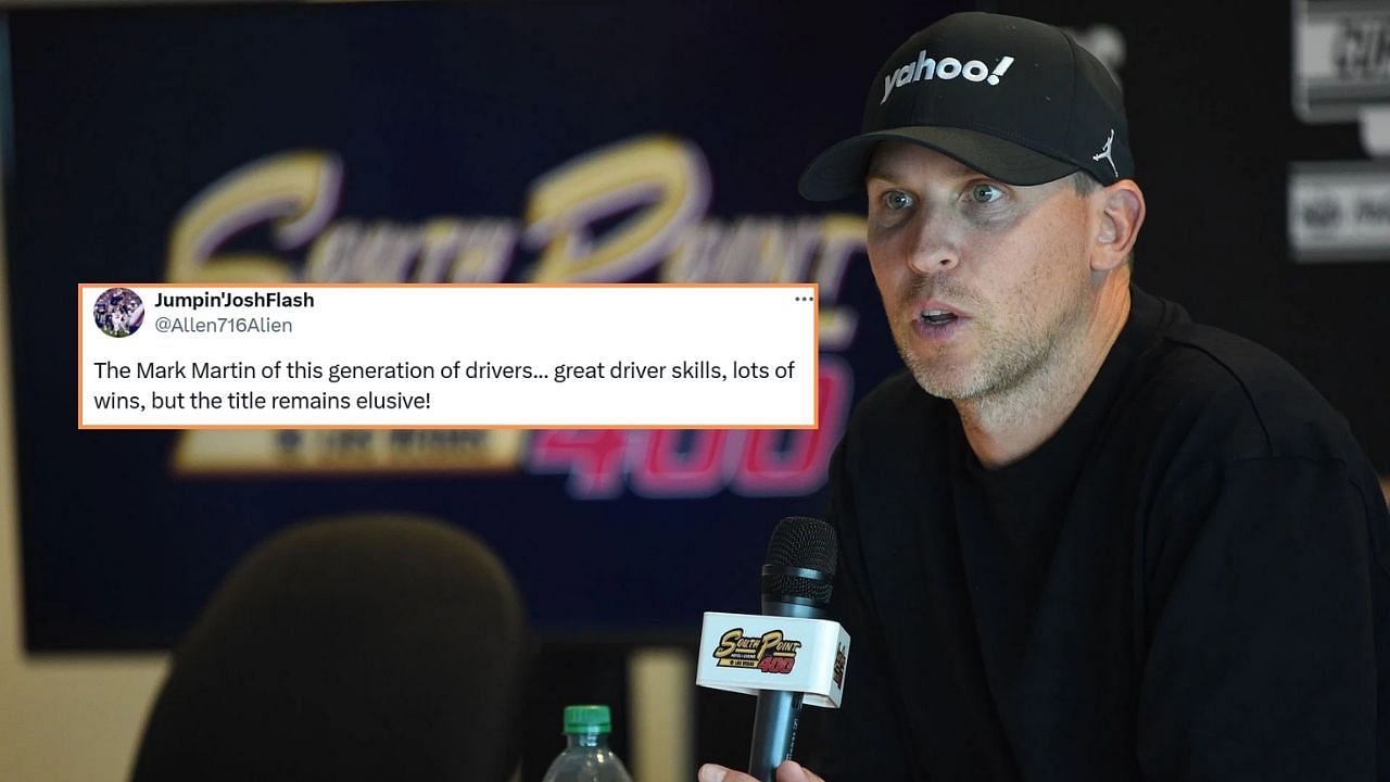 Fans reacted to Denny Hamlin