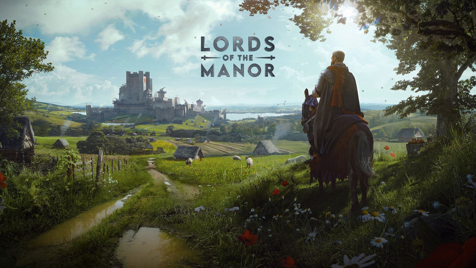 Medieval journey in Manor Lords (Image via Hooded Horse)