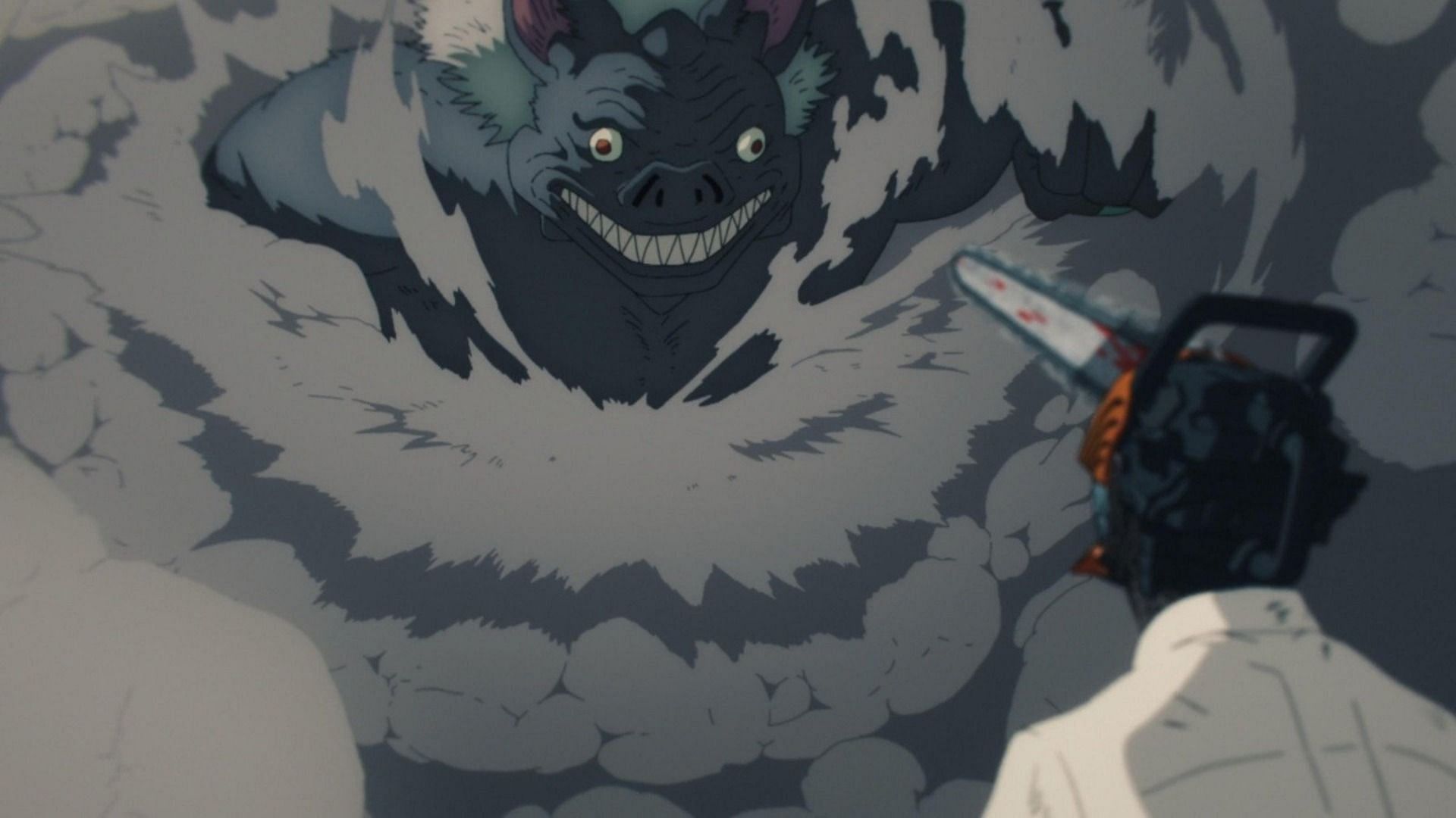 Bat Devil vs Denji in Hybrid Form (Image via MAPPA)