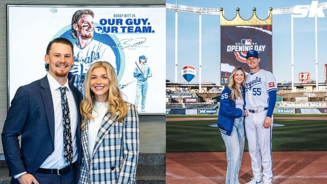 PICTURE: Bobby Witt Jr.'s fiancee Maggie Black, Cole Ragans' spouse Tori and more Royals stars' wives turn heads at Michael Massey's wedding