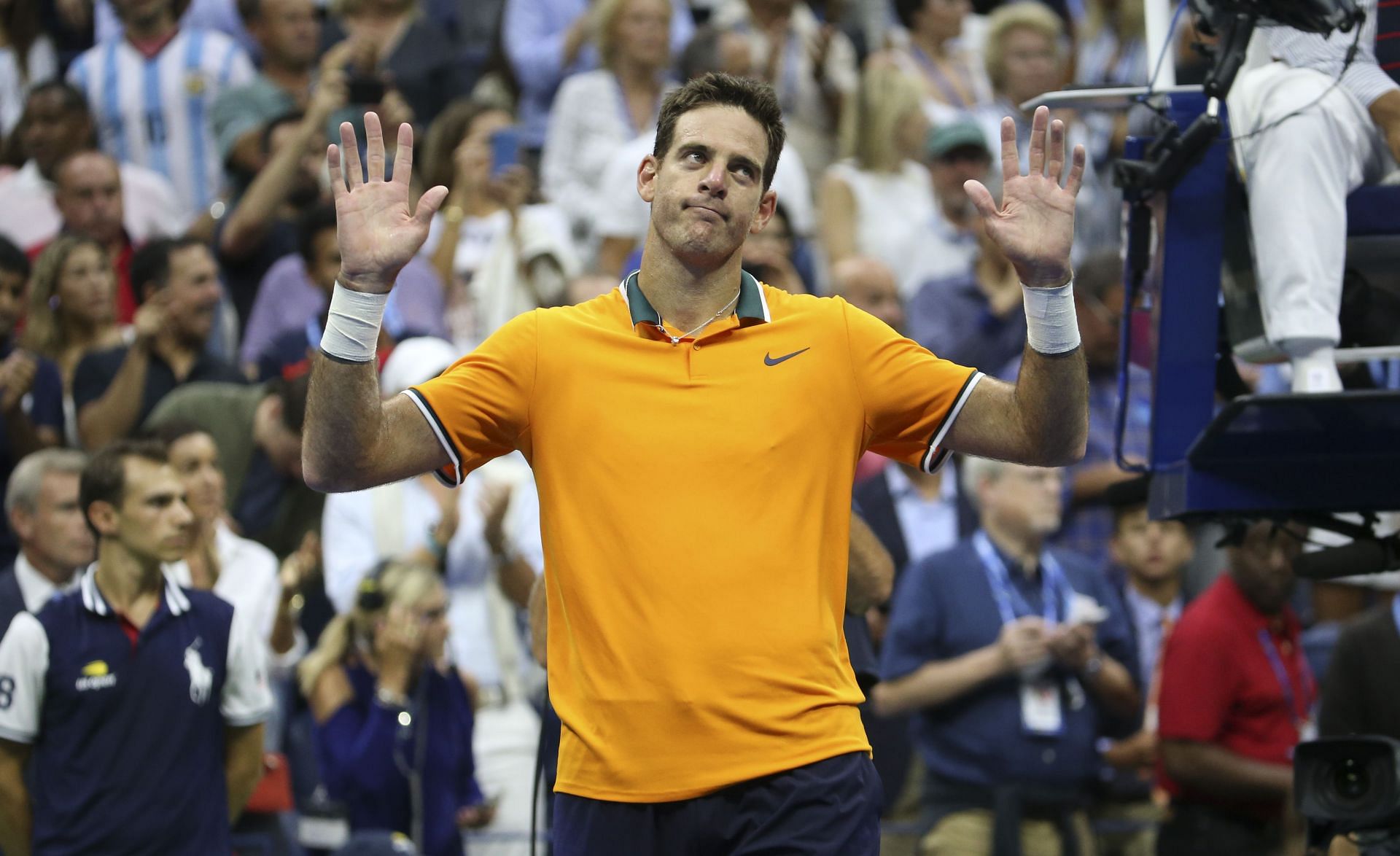 Juan Martin del Potro at the US Open 2018. (Photo: Getty)