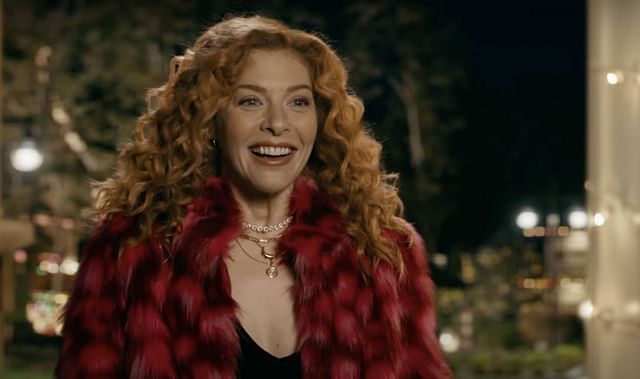 Rachelle Lefevre as Sylvie Woods (Image via Youtube/Hallmark+)