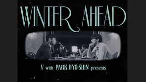 "THERE IS AN MV?"- Fans speculate over BTS' Taehyung's short-haired look in the 'Winter Ahead' ft. Park Hyo-shin announcement poster