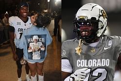 Travis Hunter's fiancée gives a shoutout to her neighbors for running an inventive Heisman campaign for Colorado star