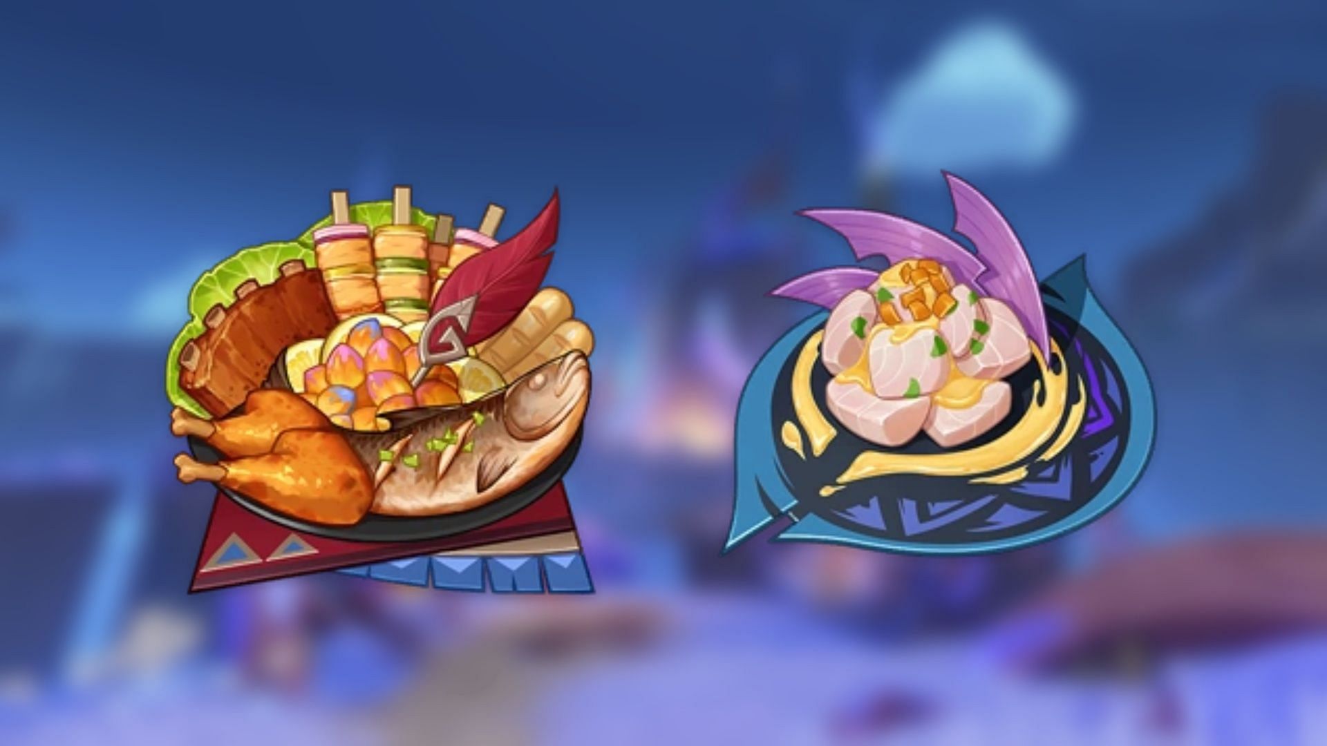 Chasca and Ororon&#039;s specialty dishes (Image via HoYoverse)