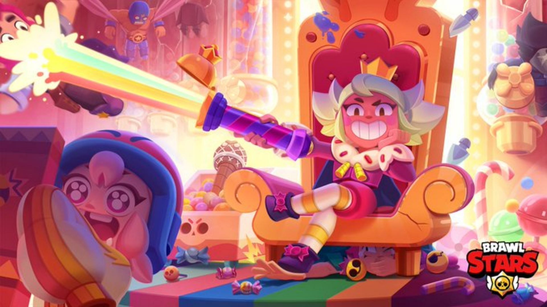 Mandy has been nerfed in the new Brawl Stars update (Image via Supercell)