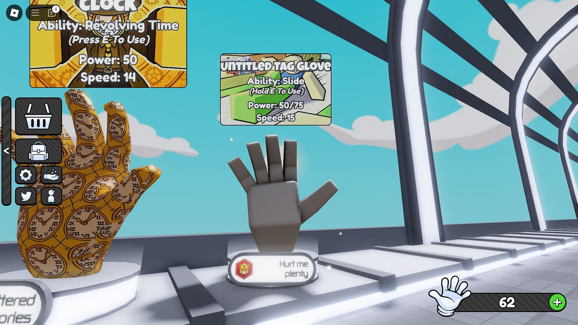 The new glove in the game (Image via Roblox)