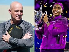 "It was all I had" - Coco Gauff dons Andre Agassi-style shorts as she plays tennis with singer Faye Webster in surprise session
