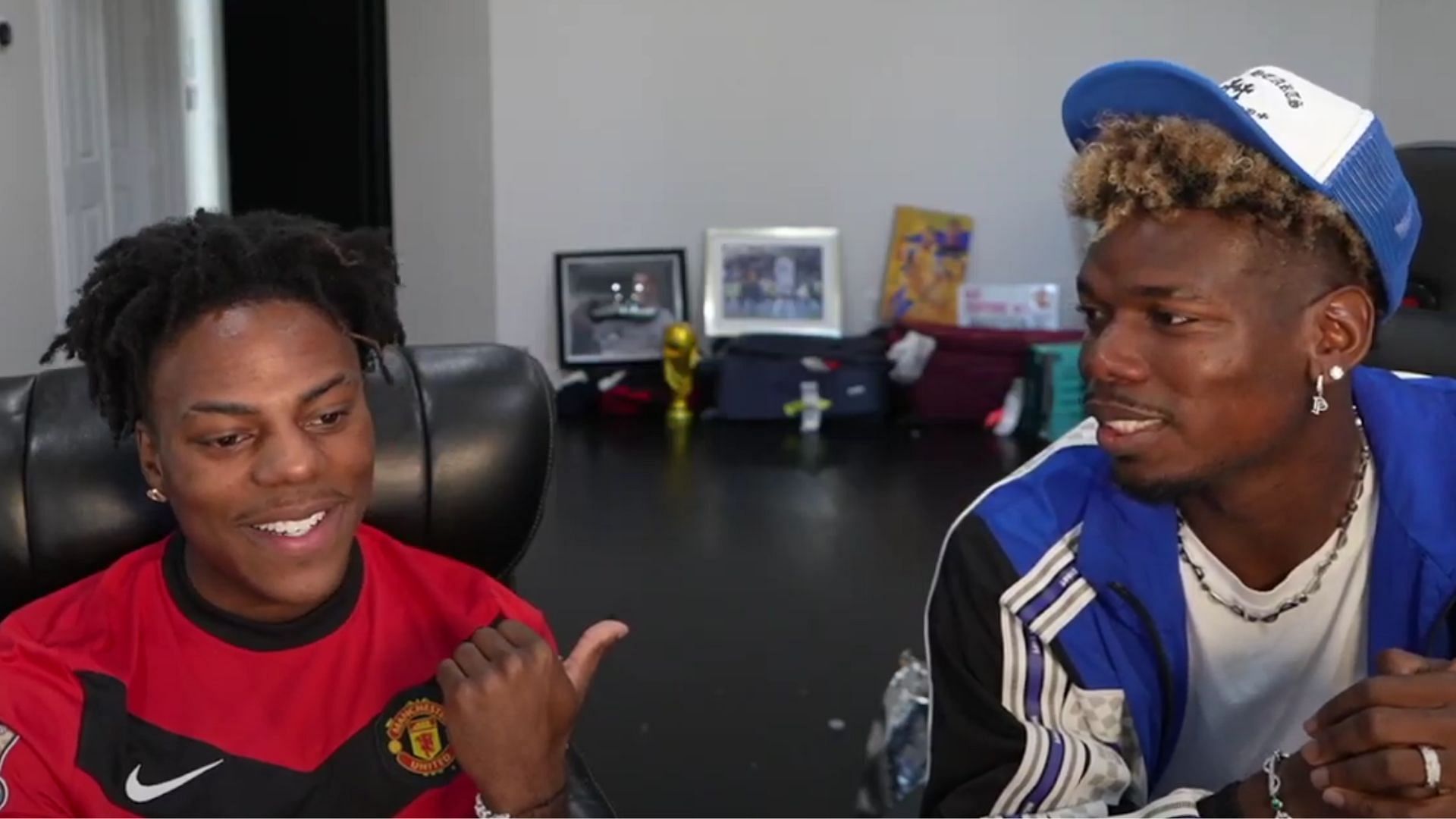 In an interesting crossover, Paul Pogba and IShowSpeed streamed together on YouTube (Image via IShowSpeed/YouTube)