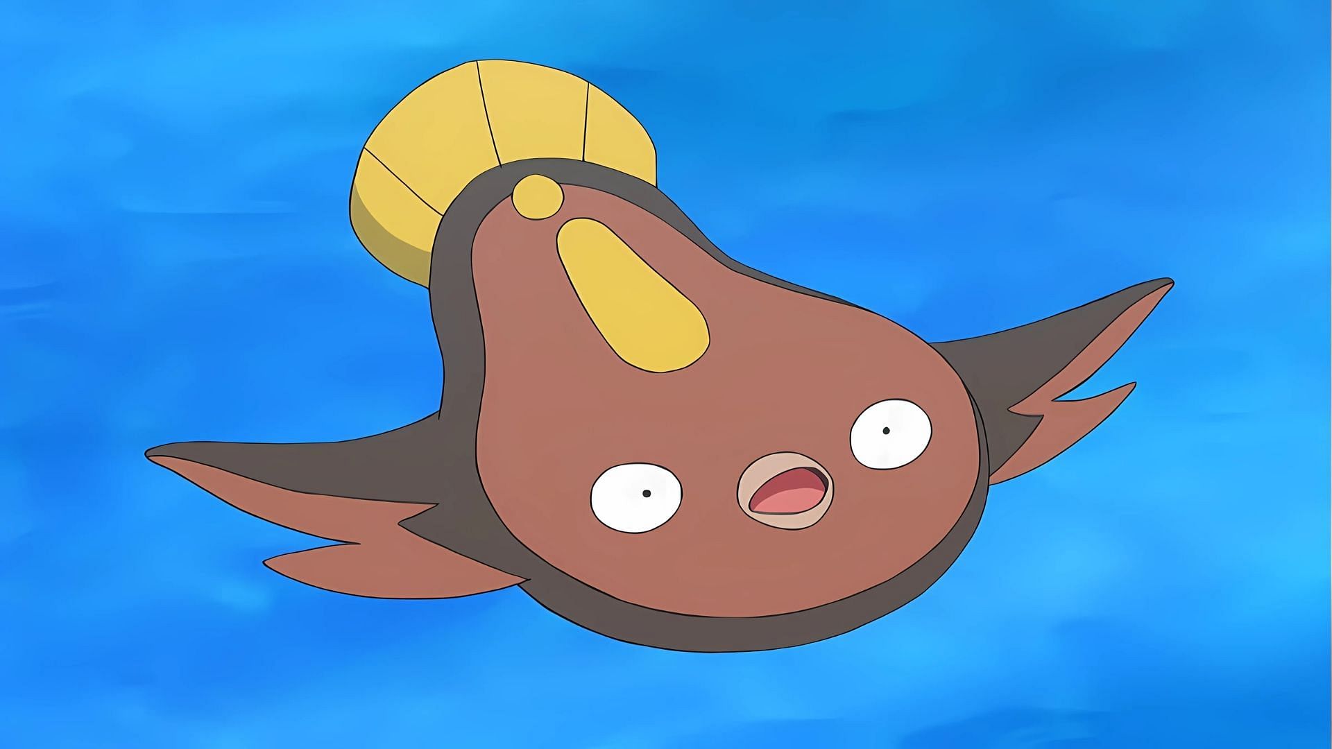 Stunfisk, as seen in the anime. (Image via The Pokemon Company)