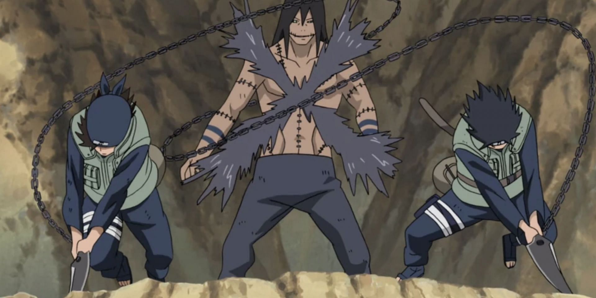 Kakuzu as seen in anime (Image via Studio Pierrot)