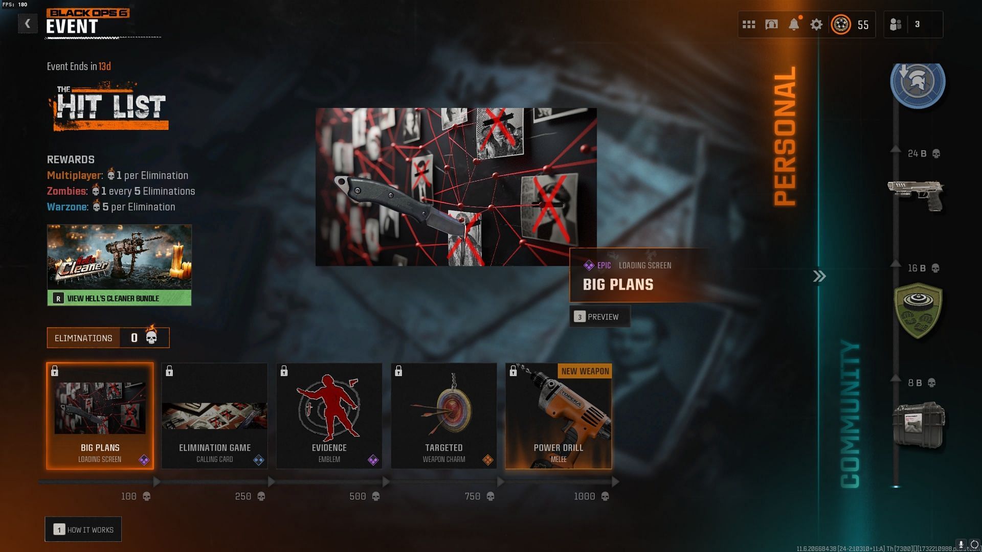 The Hit List event in Black Ops 6 and Warzone (Image via Activision)