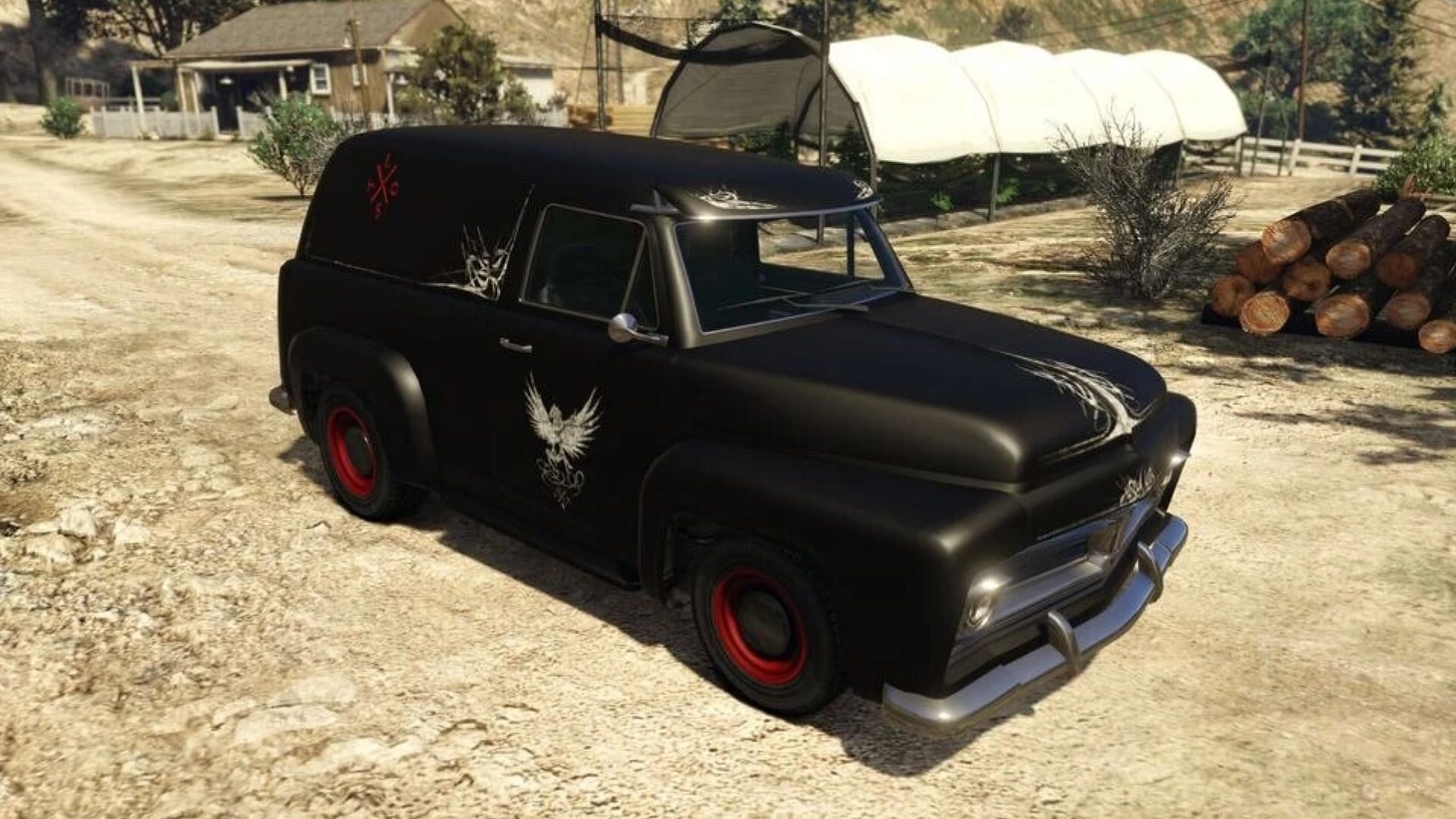 GTA Online car locations guide followers need extreme luck to get the Vapid Lost Slamvan (Image via Rockstar Games)