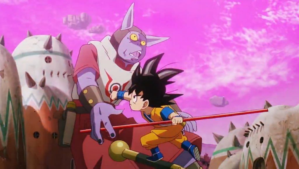 Goku fighting in the most recent episode (Image via Toei Animation).