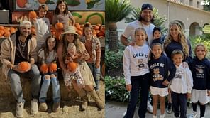 In Photos: Brandon Crawford's wife Jalynne marks first Thanksgiving after Giants legend’s retirement with their 3 daughters and 2 sons