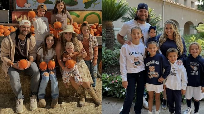 In Photos: Brandon Crawford's wife Jalynne marks first Thanksgiving after Giants legend’s retirement with their 3 daughters and 2 sons