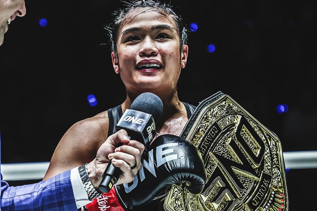 Jackie Buntan became champion at ONE 169