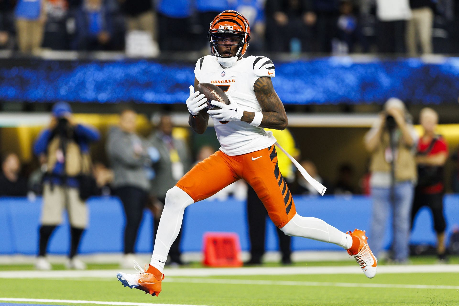 Tee Higgins during Cincinnati Bengals v Los Angeles Chargers - Source: Getty