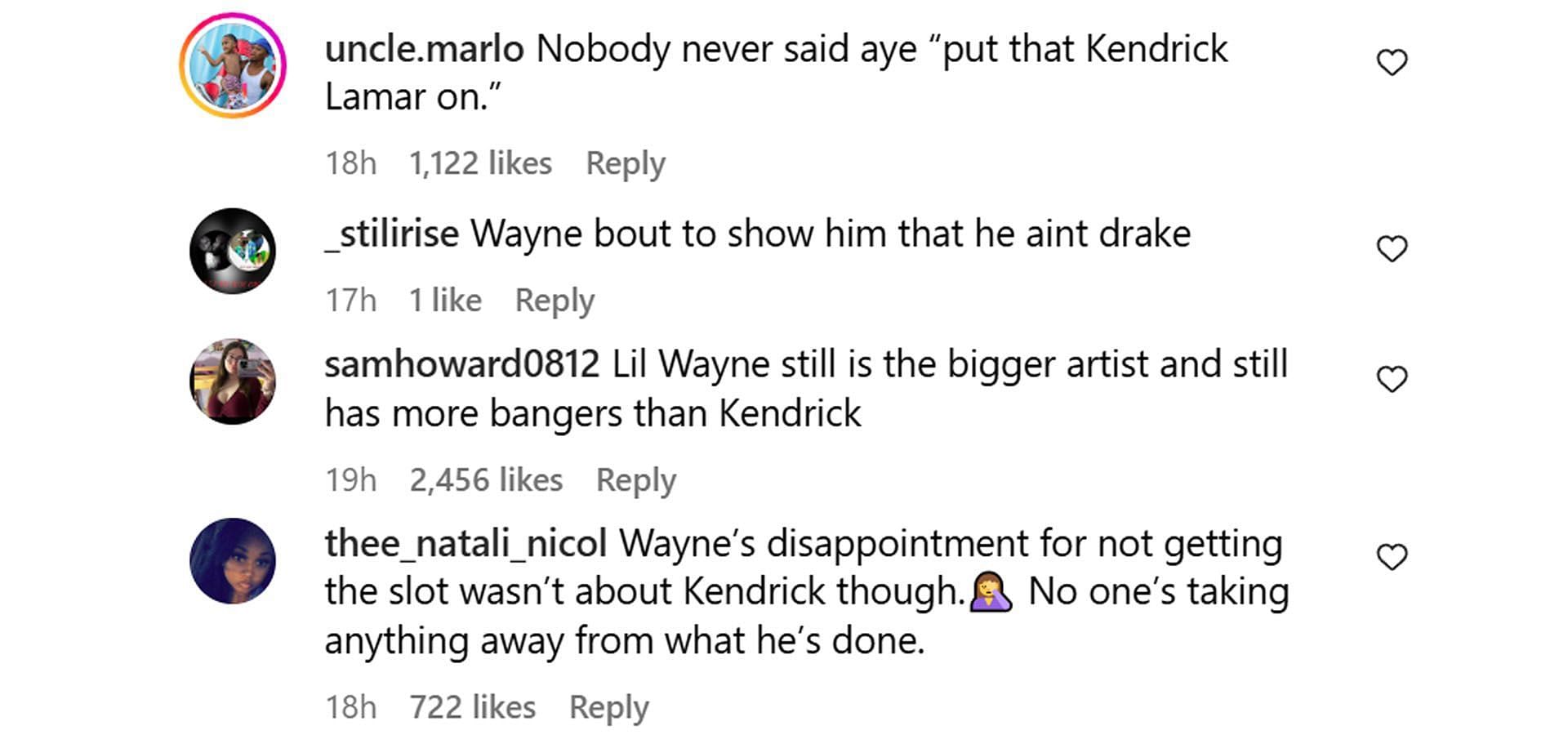 Comments reacting to the news (Image via Instagram/ @theshaderoom)