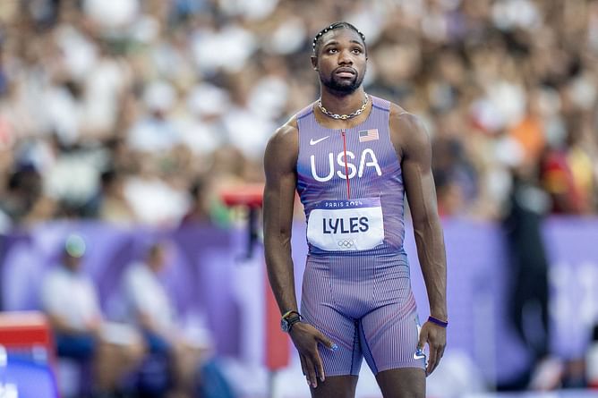 "We don't like that"-Noah Lyles opens up on winning 100m Olympic gold & being termed as the 'villain' after dominating the circuit in sprinting events