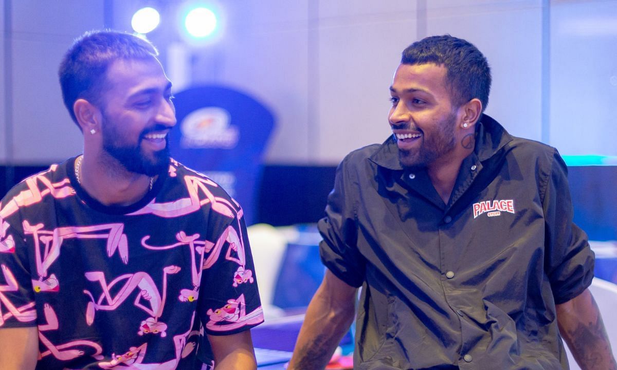 क्रुणाल पांड्या और हार्दिक पांड्या (Photo Credit - @mipaltan)