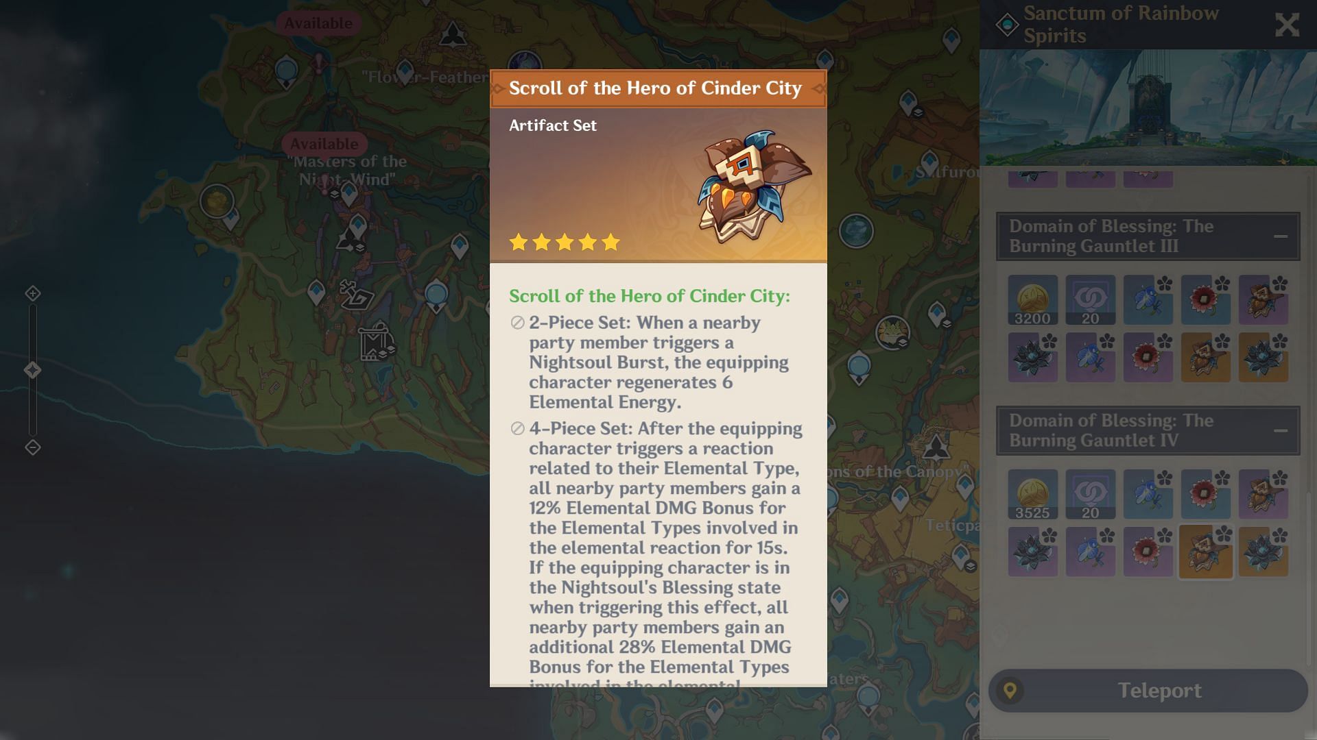 Scroll of the Hero of Cinder City (Image via HoYoverse)