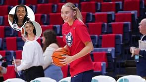 Paige Bueckers' teammate Kamorea Arnold & former teammate Olivia Nelson react to UConn star’s energetic in-game snaps