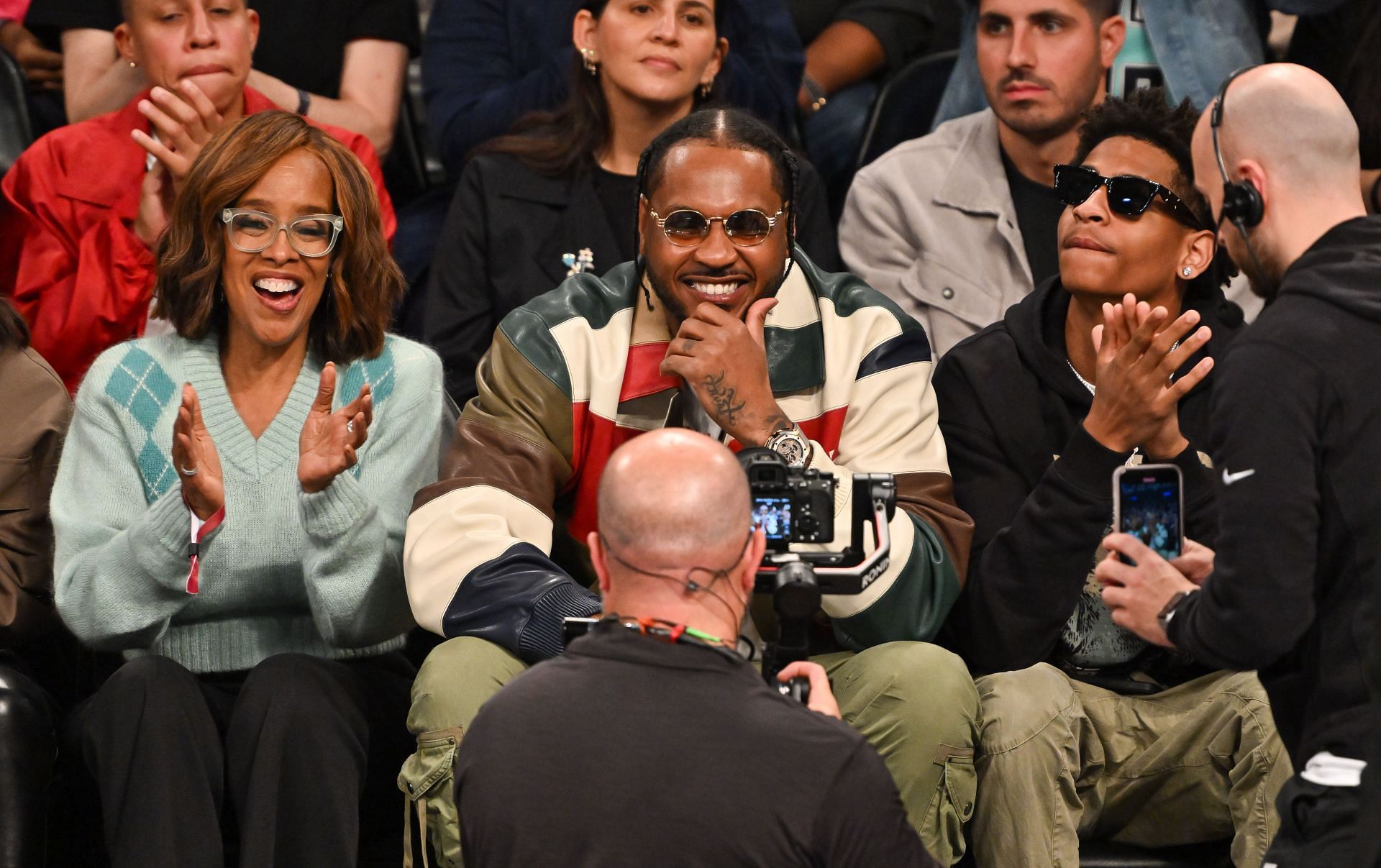 Celebrities attend Las Vegas Aces v New York Liberty - Source: Getty