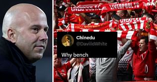 "Why is Slot not playing him", "Why bench him???" - Liverpool fans surprised by star's exclusion from XI for Brighton clash